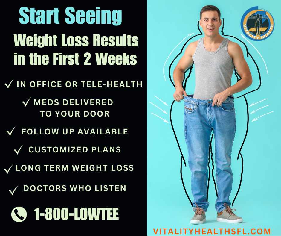 Start Seeing Medical Weight Loss Results in the First Two Weeks! Vitality Health SFL