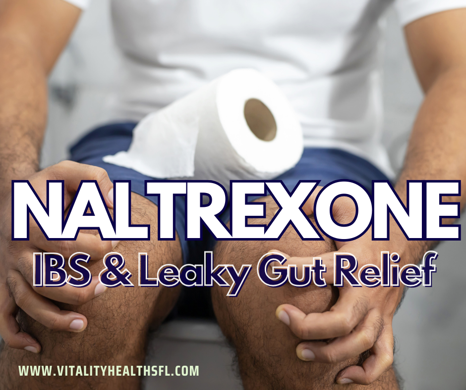 Naltrexone is a cutting-edge medication that has been shown to have potentially dramatic benefits when treating Irritable Bowel Syndrome (IBS) and "leaky gut" syndrome! Vitality health SFL