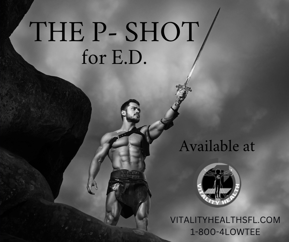 Vitality health PRP for ED, The P SHOT