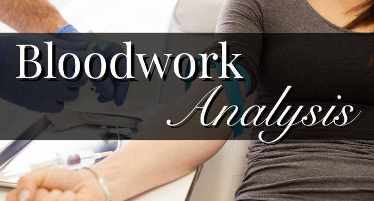 Bloodwork analysis for diagnostics Vitality Health SFL Health is wealth
