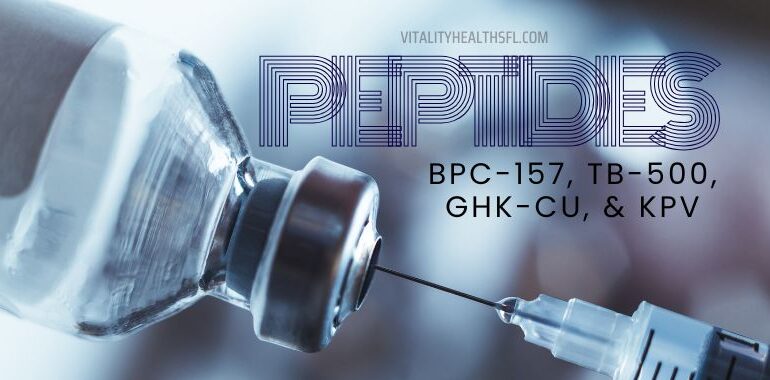 Heal, Repair, Recover - BPC-157, TB-500, GHK-Cu, & KPV Vitality health Sfl
