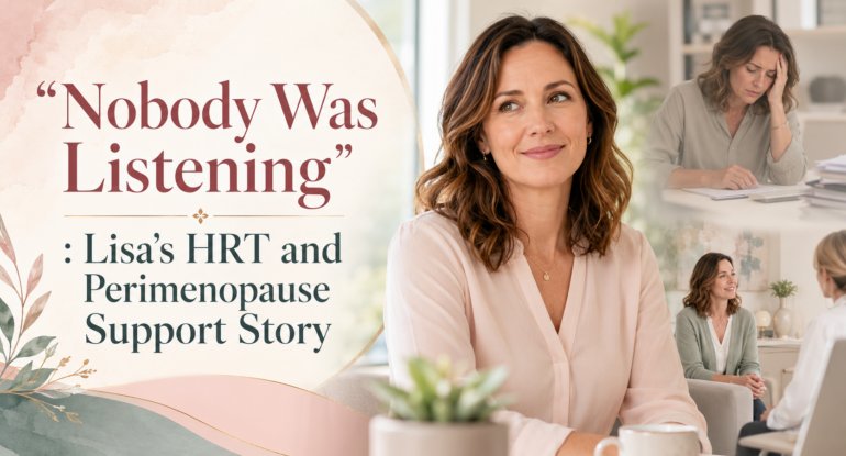 Lisa's HRT Perimenopause story Vitality Health