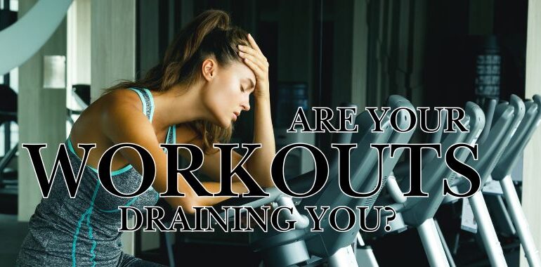 are your workouts draining you? Vitality health health testing
